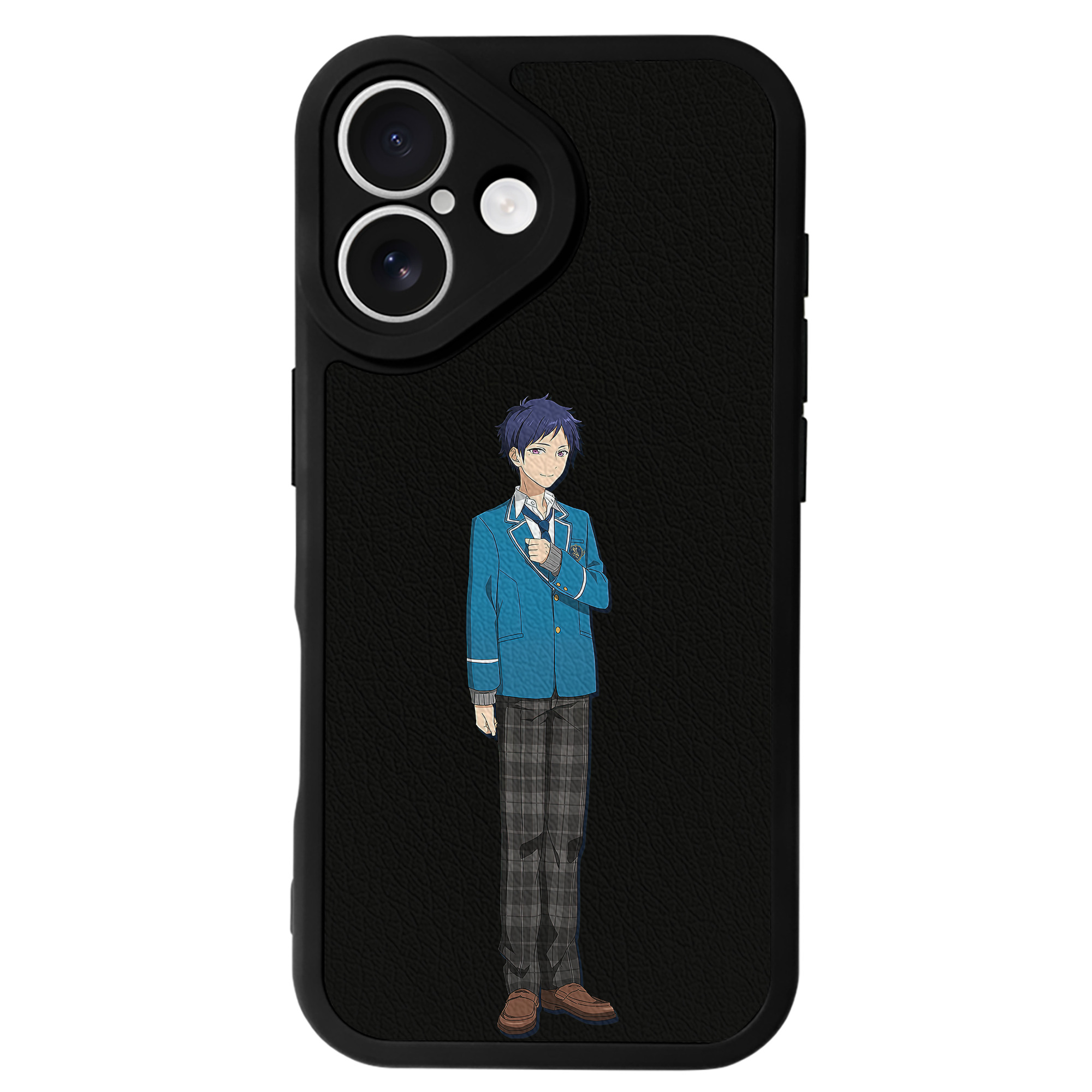 （画像用） あんさんぶるスターズ! Ensemble Stars 【iPhone 16シリーズ対応】シリコンスマホケース（レザー調） 材質：シリコン